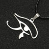 Eye Of Horus Necklace Wedjat Eye Amulet Ancient Egyptian Religion Symbol Silver Color Pendant Stainless Steel Jewelry
