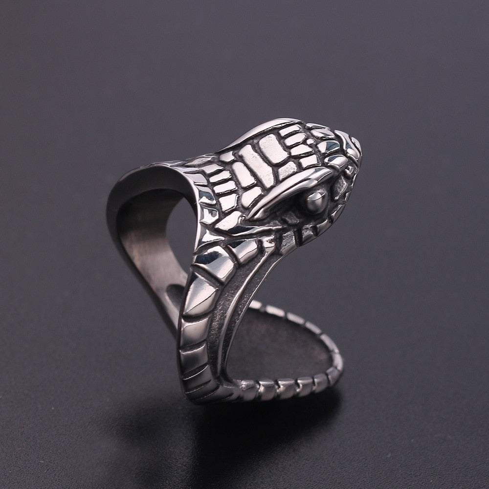 Eye Snake Head Shape Ring Men's Ring Metal Animal Accessories Party Jewelry