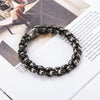 Eyeyoyo Punk Skull Bracelets Men Stainless Steel Shiny Matte Skull Charm Link Chain Brecelets Male Gothic Jewelry 2021