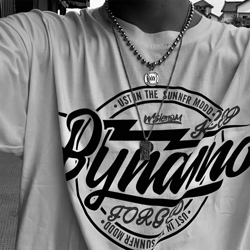 F.J4Z Punk Men's Necklaces Multi-layers Chain Dog Tag Ball Pendants Necklaces Long Collars Hithop Women Necklaces Jewelry Gifts