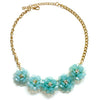 F&U 2015 Jewelry 4 Colos  Flowers Pendant Chokers Necklaces Women Statement Collar Necklace!N018