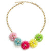F&U 2015 Jewelry 4 Colos  Flowers Pendant Chokers Necklaces Women Statement Collar Necklace!N018