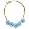 F&U 2015 Jewelry 4 Colos  Flowers Pendant Chokers Necklaces Women Statement Collar Necklace!N018