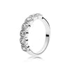 100% 925 Sterling Silver 1:1 Authentic Classic 187295CZ Rose Modern LovePods Ring Glamour Vintage Women Ring Jewelry