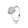 100% 925 Sterling Silver 1:1 Authentic Classic 187295CZ Rose Modern LovePods Ring Glamour Vintage Women Ring Jewelry