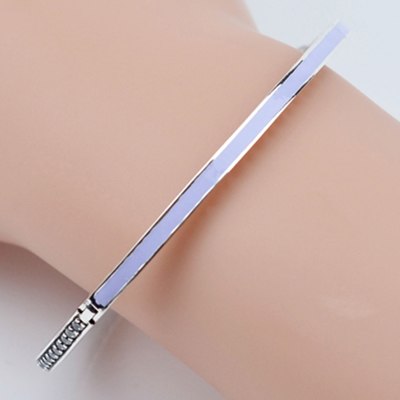 100% 925 Sterling Silver Bracelet Bangle 7color Multiple choice Fits European bracelet Style Jewelry Charms and Beads Gift