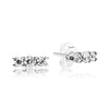 100% 925 Sterling Silver Twist Of Fate FLOURISHING HEART EARRING FOREVER SIGNATURE ALL BRILLIANT MARQUISE EARRING