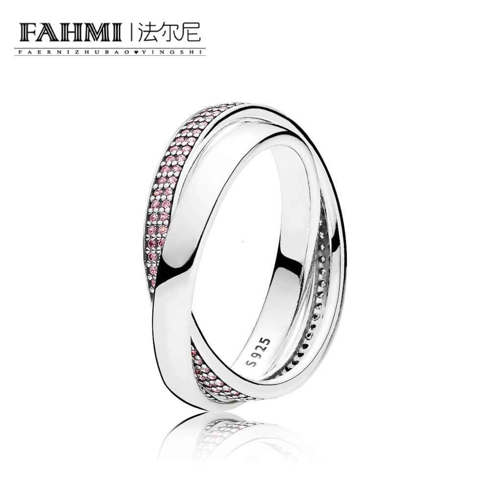 100% Sterling silver 1:1 Glamour 196546PCZ SWEET PROMISE RING Original Women wedding Fashion Jewelry 2020