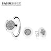 2020 100% 925 Sterling Silver Signature Classic Style Ring Set Charms Rings Fit DIY Original Jewelry A Set
