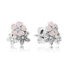 FAHMI100% 925 Sterling Silver Snowflake Earrings Crystal Fashion Charm Beads Jewelry For Women Gift