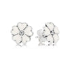 FAHMI100% 925 Sterling Silver Snowflake Earrings Crystal Fashion Charm Beads Jewelry For Women Gift