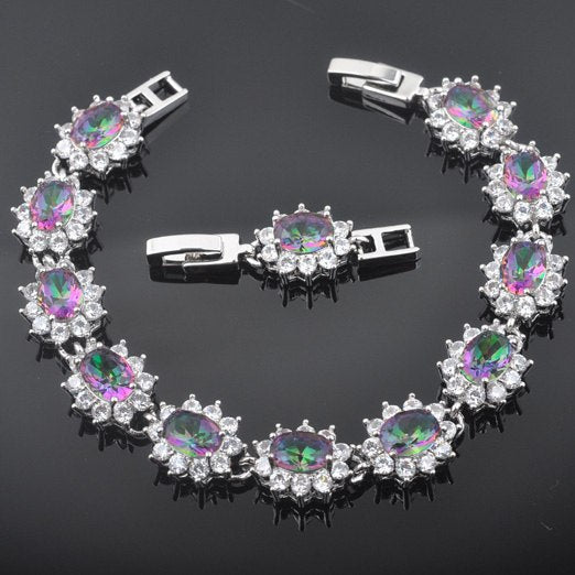 Large Pearl Jewelry Sets 925 Silver Bridal Flower Wedding Jewelry Set 4 Colors High Quality Fine Jewelry For Women