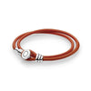 FAMHI 100%925 Sterling Silver 1:1 Authentic Classic Black Red Yellow Blue Glamour Female Wedding Bracelet Jewelry