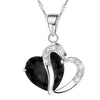 2020 Sell like Hot Cakes 6 colors Top Class lady Fashion Heart Pendant Necklace Crystal jewelry New Girls Women Jewelry