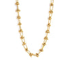 FANSHIDI Punk Weave Knot Necklace For Women  Toggle Choker Gold Color Stainless Steel  Chunky Chain Collier Femme
