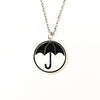 FANTASY UNIVERSE 2022 Umbrella Academy Necklace  Black umbrella pattern Original design Metal Jewelry