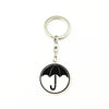 FANTASY UNIVERSE 2022 Umbrella Academy Necklace  Black umbrella pattern Original design Metal Jewelry