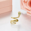 Red Spinel Stud Earrings For Women Sterling Silver 925 Fine Jewelry Fashion Animal Snake Rose Gold One Piece