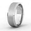 FDLK  8mm Classic Men's 8MM Stainless Steel Rings Brushed Surface Wedding Band Unisex Engagement Jewelry Size 6-13