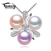 Fine Jewelry Pearl necklace ,Bohemian 2020 White black golden pearl jewelry charm necklace women pearl pendant AliExpress