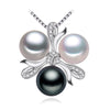 Fine Jewelry Pearl necklace ,Bohemian 2020 White black golden pearl jewelry charm necklace women pearl pendant AliExpress