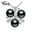 Fine Jewelry Pearl necklace ,Bohemian 2020 White black golden pearl jewelry charm necklace women pearl pendant AliExpress