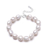 Natural pearl charm bracelet lrregular women bracelet Bracelets & Bangles ankle bracelet for love fine jewelry