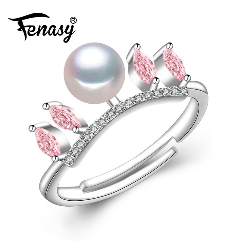 Ruby Jewelry, pearl ring 925 Sterling Silver Ring Pink gemstone ring,bohemian Women Rings Wedding Ring for love