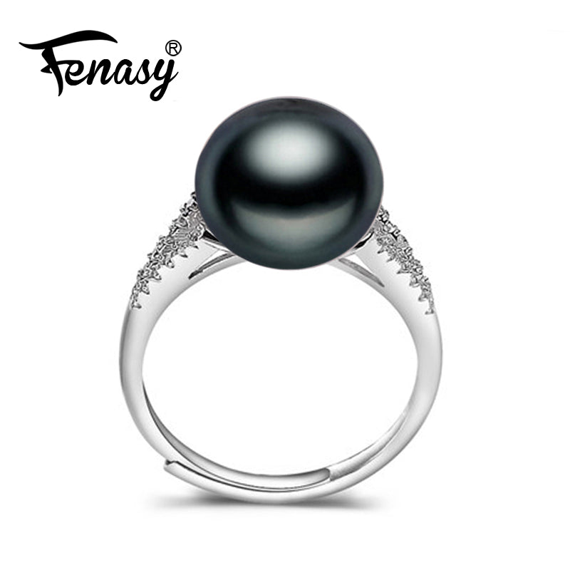 engagement ring,natural Pearl rings for women, pearl jewelry ring,Big Size antique vintage ring fine jewelry