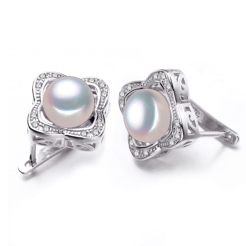 freshwater Pearl gold color geometric bohemian earrings Pearl jewelry , 2020 new Pearl earrings ,stud earrings aliexpress