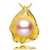 pearl necklace natural Pearl pendant necklace sterling silver vintage party jewelry necklace women big size beads pendant