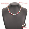 FINE4U N954 Heishi Surfer Necklace Boho Bohemian Bead Choker African Vinyl Beads Necklace for Women Girls