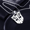 FIREBROS 20/24" Chain Silver Color High Polish 316L Stainless Steel Movie Anime Pendant Necklace Men Jewelry Kids Boy Girl Gift