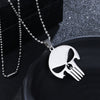 FIREBROS 20/24" Chain Silver Color High Polish 316L Stainless Steel Movie Anime Pendant Necklace Men Jewelry Kids Boy Girl Gift