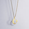 FIREBROS 2022 Stainless Steel Crescent Moon Star Necklace Men Women Spiritual Islamic Muslim Pendant Turkish Religious Jewelry