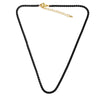 FLOLA Copper Candy Color Rainbow Necklace Women Simple Short Necklace Girls  Jewelry Gift nkew01