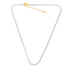 FLOLA Copper Candy Color Rainbow Necklace Women Simple Short Necklace Girls  Jewelry Gift nkew01
