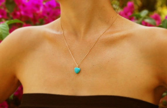 turquoises pendentif amethyste Stone Pendant Chains Necklace For Women Jewelry
