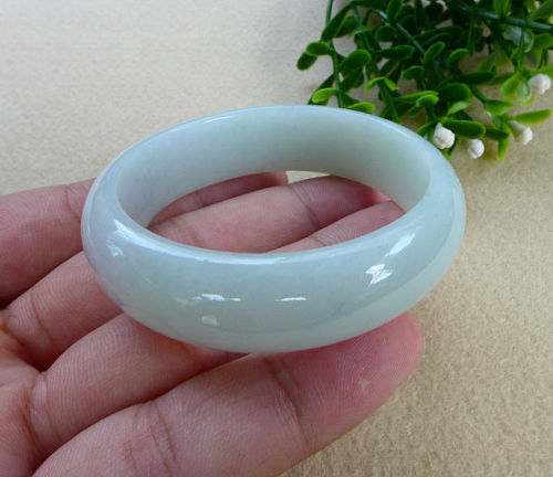 FREE SHIPPING 2537 Certified Natural Grade A Jadeite Bangle JADE GEMSTONE