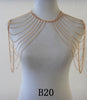STYLE A36 Gold colour CHAIN DOUBLE SHOULDERS CHAIN Chains JEWELRY 3 COLORS