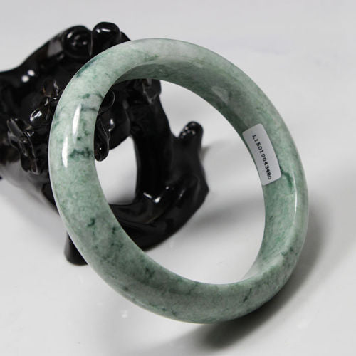 FREE SHIPPING jade Certified Grade A Natural Green Jadeite Gems Bangle Bracelet gemstone