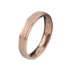 Stainless Steel Couple Rings Women Men Rose Gold Matte Stars Rings Party Jewelry Couple Wedding Engagement Lovers Ring