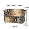 FUNMARDI Brand Snake Designer Women Bag Chain Strap Shoulder Bags Small Crossbody Bags For Women PU Leather Bag Female WLHB1790