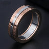 Classic Design Rotation Calendar Date Ring Stainless Steel Rose Gold Silver Color Brand Three Layer Ring Women Jewelry