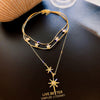 FYUAN Bling Bling Star Choker Necklaces for Women Clavicular Chain Pendant Necklaces Weddings Jewelry Party Gifts