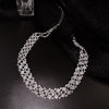 FYUAN Full Rhinestone Choker Necklaces for Women Crystal Necklaces Statement Jewelry Party Gifts