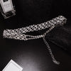 FYUAN Full Rhinestone Choker Necklaces for Women Crystal Necklaces Statement Jewelry Party Gifts