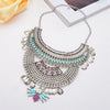Fahion Metal Jewelry Necklace Women Exaggerated Chunky Necklace Punk Collar Female Accessories