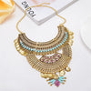 Fahion Metal Jewelry Necklace Women Exaggerated Chunky Necklace Punk Collar Female Accessories