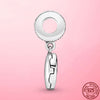 Family Gift 925 Sterling Silver Family Roots Open Close Dangle Charm Pendant fit for Original Pandora Bracelet Silver jewelry